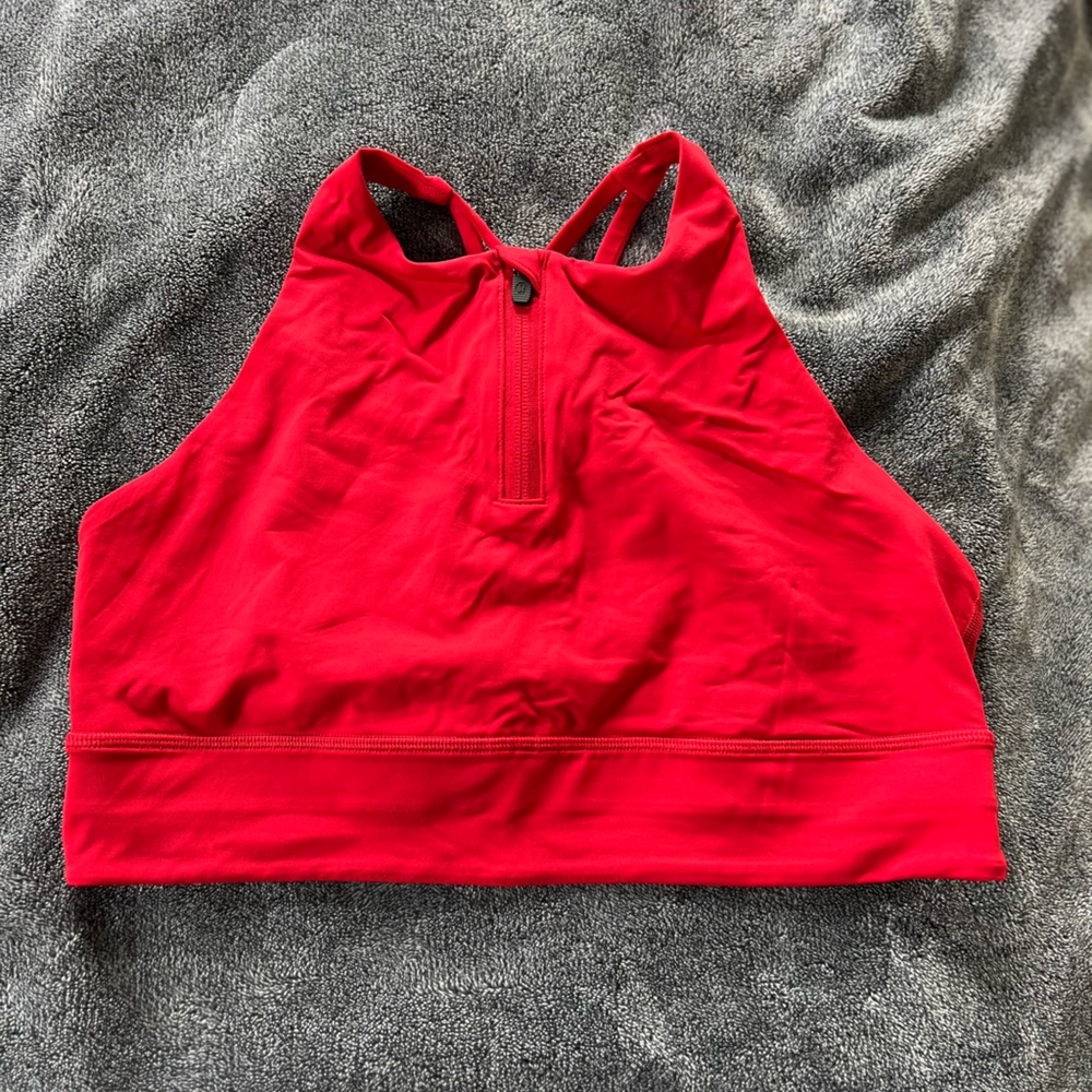 Lululemon Energy High-Neck Long-Line Zip-Front Bra